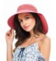 LITHER Women Summer Large Brim UV Sun Protection Fishing Cap Neck Face Flap Hat - Red - CR17AZDR0RU