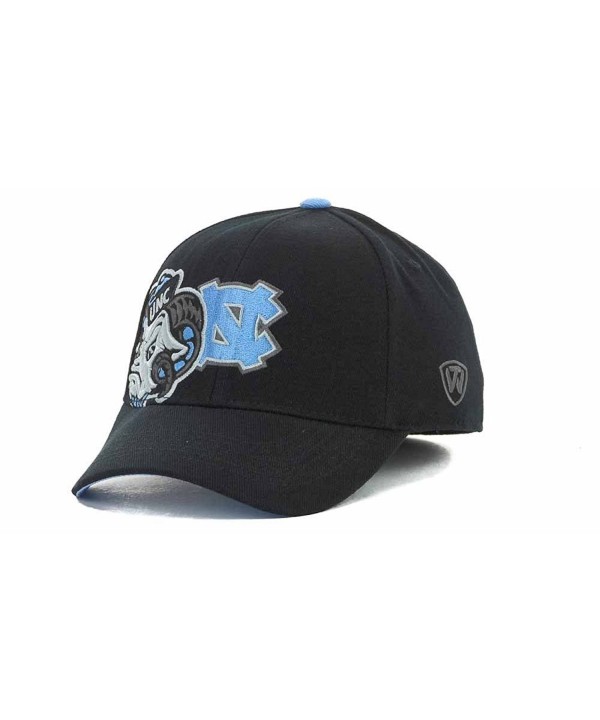 North Carolina Tar Heels Men's Top of the World NCAA Clutch Hat Cap - Black - CX12NQWYBJZ