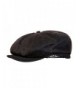 Conner Hats Men's Brent Weathered Newsboy Cap - Brown - CW12GEAFXYN