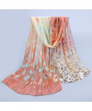 TOPUNDER Printed Chiffon Scarves 158cmx50cm