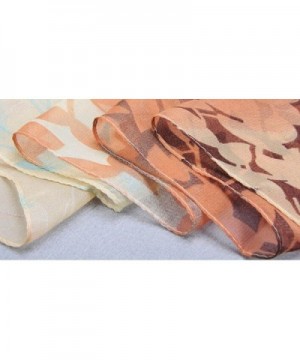 TOPUNDER Printed Chiffon Scarves 158cmx50cm in Fashion Scarves