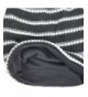 VECRY Slouchy Beanie Crochet Stripe Grey in Men's Skullies & Beanies