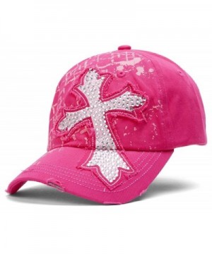 TopHeadwear Beaded Distressed Adjustable Baseball