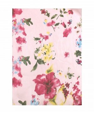 Modadorn Misty Flower Chiffon Scarf