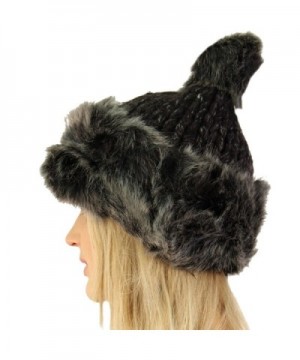 Bucket Fleece Chunky Beanie Hat in Women's Skullies & Beanies