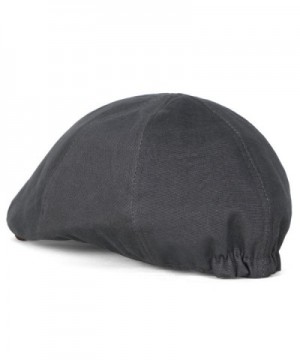 ililily Stretch Fit Vintage newsboy Charcoal in Men's Newsboy Caps