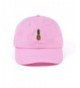 AUNG CROWN Pineapple Embroidered Dad Hat Cotton Women Men Cute Adjustable Baseball Cap - Medium Pink - CZ180RGUMIT