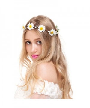 Valdler Exquisite Flower Headband Crown for Wedding Festivals - Style66-Ivory - CS11YNGJDEN