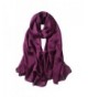 PenGreat Women's Ravishing Jacquard Solid Color Silk Shawl Wrap Pashmina Cover Up - Jacquard Scarf03 - CQ185W0K57K