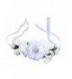 Coxeer Flower Wedding Headband Garland in  Women's Headbands in  Women's Hats & Caps