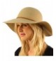 Winter Twisted Hatband Floppy Hat