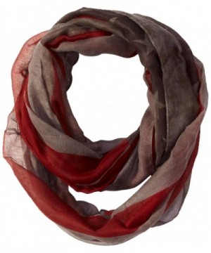 D&Y Women's Distressed American Flag Infinity Scarf - Gray - C6120NP4TNR