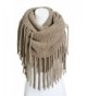 Womens Chunky Winter Tassel Infinity