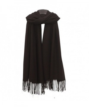 Women Pashmina Black Scarf Wrap in Fashion Scarves