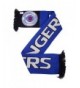 Rangers FC Official Nero Knitted Football Crest Supporters Scarf - Blue/Black/White - C112307FCZT