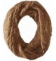 D&Y Women's Cable Knit Single Loop Infinity Scarf - Taupe - C611WD3XKK1