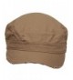 Hatiya Cotton Herringbone Army Cap Tan