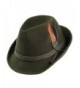 Jaxon Alpine Fedora Hat - Moss - CT113ZBMRGX