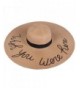 SERENITA Embroidery Lettering Floppy Hat - Khaki 2 - CR18374DOON