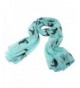 New Fashion Large Shawl Animal Horse Print Scarf Wrap Stole Voile Gift - Blue - C211LCQ5RN3