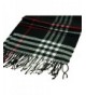 Colors Womens Check Cashmere Fringe