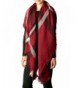 Apparelism Womens Oversized Blanket 7216 Burgundy