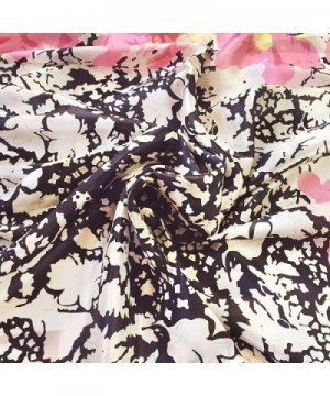 TONY CANDICE Womens Graphic Flowers in Fashion Scarves