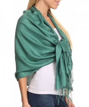 Sakkas Silky Solid Pashmina Shawl in Fashion Scarves