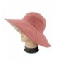 Ledamon Women's Sun Hat Reversible Wide Brim Floppy Outdoor Beach Sun UV Protection Cap - Light Red - C318CDA4H9R
