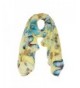 Sukidaya Scarves Chiffon Lightweight Butterfly