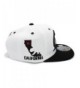 Embroidered CALIFORNIA Snapback WHITE BLACK in Women's Baseball Caps