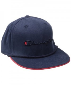 Champion LIFE Men's Baseball Snapback Hat - Navy - Braided Rope - CF12OBKOSQP