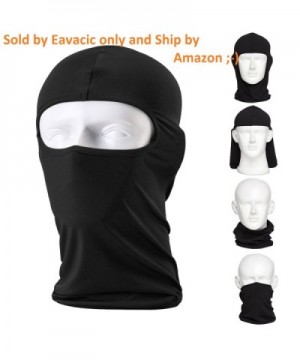 Eavacic Balaclava Tactical Gaiter Black in Men's Balaclavas