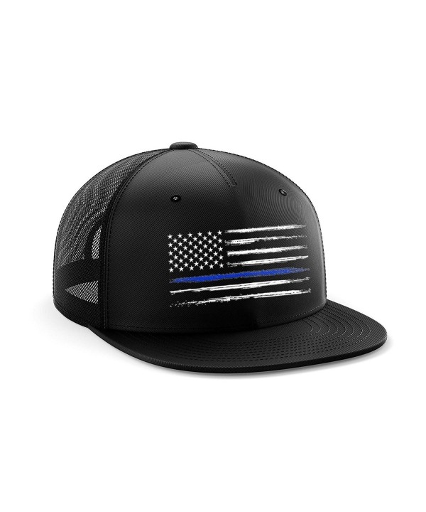 DURO threads Blue Line Snapback Hat - CU188HG5LUL