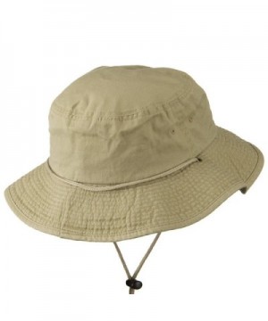 Size Washed Bucket Chin Cord in Men's Sun Hats