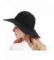 Bienvenu Womens Ribbon Floppy Black in Women's Sun Hats