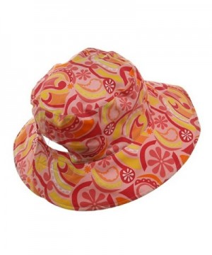 Ladies Floral Reversible Fashion Hat Pink in Women's Sun Hats