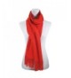 Women Pure color Scarf Authentic Cashmere Super Soft and Warm Wrap Shawl Scarf - Red - C71872L9O7E