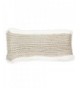 Me Plus Women's Winter Fleece Lined Thick Knit Headband Ear Warmer - Beige - CW1884DCX4G