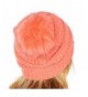 C C Serenita Ribbed Matching Pom Pom in Women's Skullies & Beanies