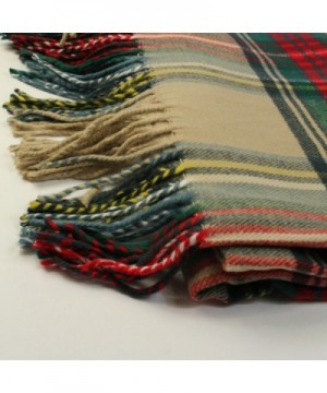 APPARELISM Scottish Oversized Cashmere Blanket in Fashion Scarves