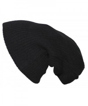 Pro Company Extra Long Knitted Beanie Hat Black - CH11GZW7331