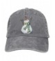 HHNLB Snowman Christmas Vintage Jeans Baseball Cap For Men And Women - Ash - CV188TZAAS6