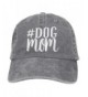 CDHLBNG Men and Women Dog Mom-1 Vintage Jeans Baseball Cap - Ash - CO189MDMHS6