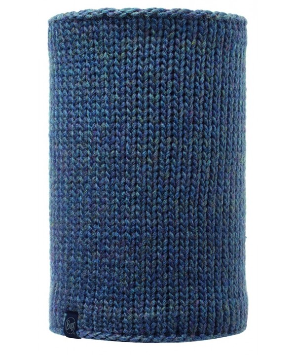 Buff Adult Knitted & Polar Fleece Neckwarmer Headwear - Lile Denim - C111VAJ5SIZ