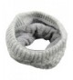 TagoWell Winter Women Infinity Scarf knit Neck Warmer Thick Circle Loop Scarves - Gray - CR187UNAAQ6