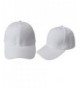 Kemilove Baseball Blank Solid Adjustable in Women's Baseball Caps