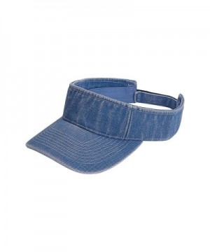 MG Unisex Pro Style Washed Denim Visor-4029 - Light Blue - CP121FJKSZN