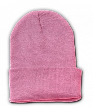 TOP HEADWEAR New Solid Winter Long Beanie - Light Pink 1pc - C4112V0EMBR