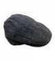 Irish Tweed Flat Cap (L (7 3/8)- Blue Fleck/Herringbone) - CN12NW3HRSI